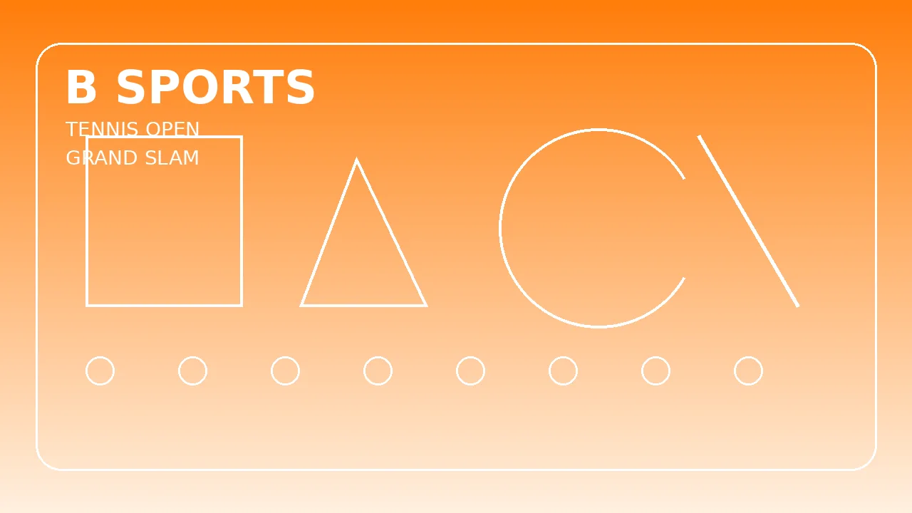 网球赛事卡片，展示网球比赛发球与底线对拉画面